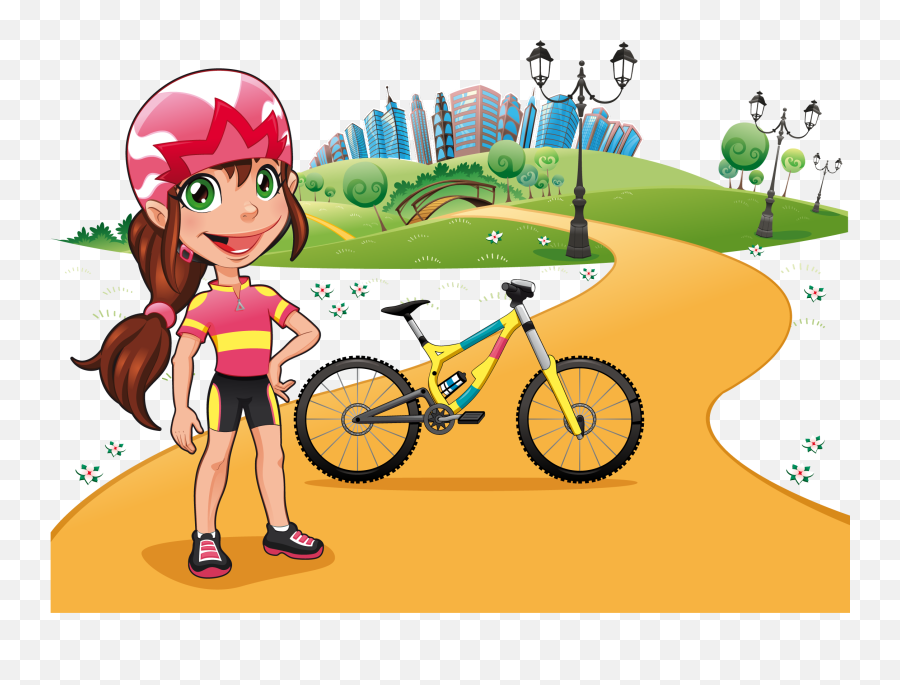 Cartoon Stock Photography Clip Art - Every Kid Can Make A Bicicleta De Montaña Animada Emoji,Make Clipart