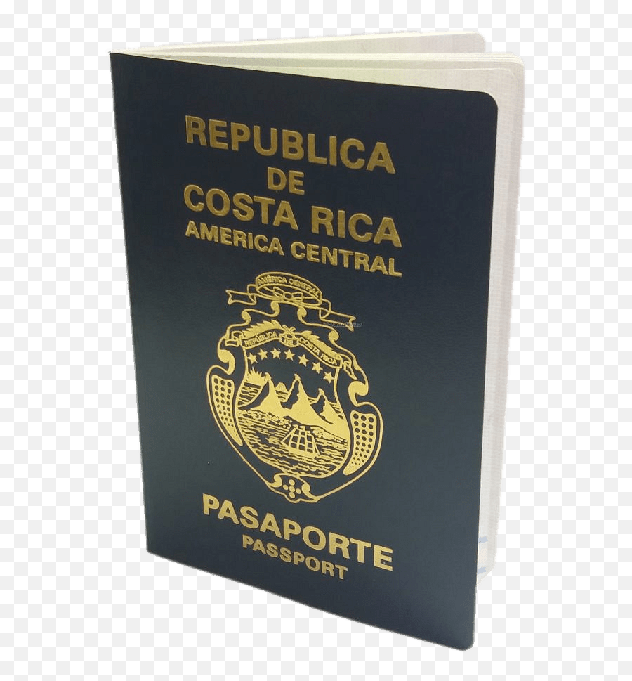 Passport Of The Republic Of Costa Rica - Costa Rica Passport Cover Emoji,Costa Rica Png