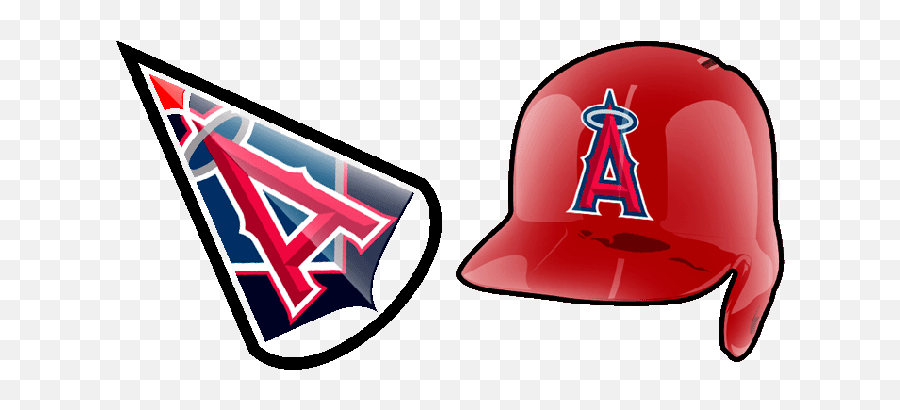 Los Angeles Angels Cute Cursor - Baseball Cursor Emoji,Los Angeles Angels Logo