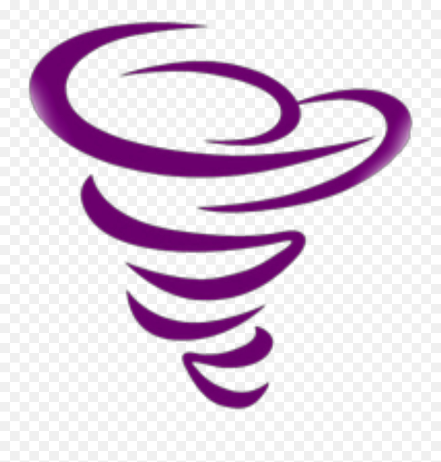 Tornado Clipart Purple Clipart - Purple Tornado Clip Art Emoji,Tornado Clipart