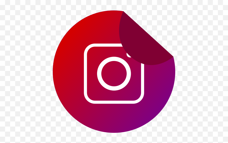 Instagam Red Color Social Networks - Pegatinas De Redes Sociales Emoji,Redes Sociales Png