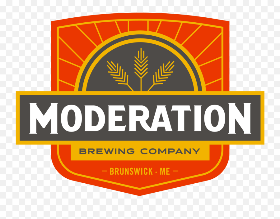 Moderation Brewing Co Brunswick Me - Main Street Maine Emoji,Brunswick Logo