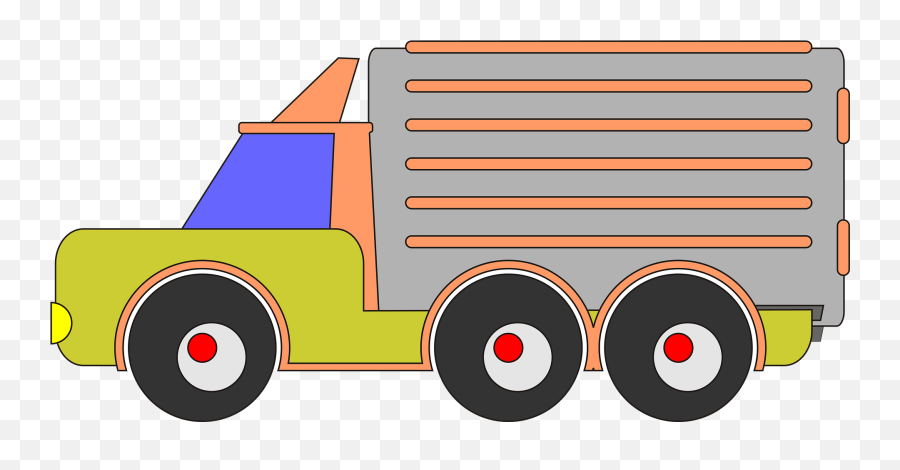 Colorful Bubble Truck And Trailer Clipart Free Download Emoji,8 Clipart