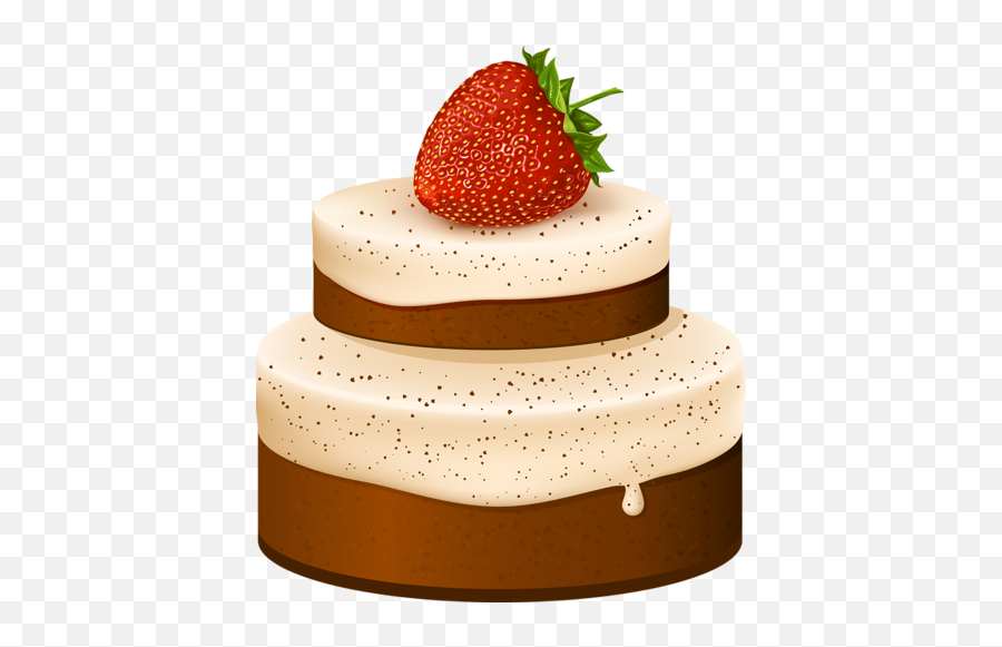 Download Chocolate Cake Clipart Cupcake Frosting - Straberry Emoji,Free Birthday Cake Clipart