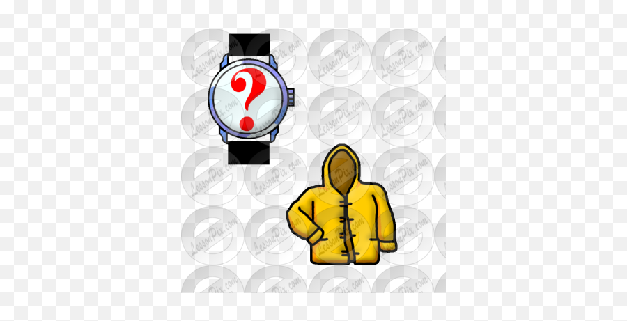 When Do We Wear A Raincoat Picture For Classroom Therapy Emoji,Rain Coat Clipart