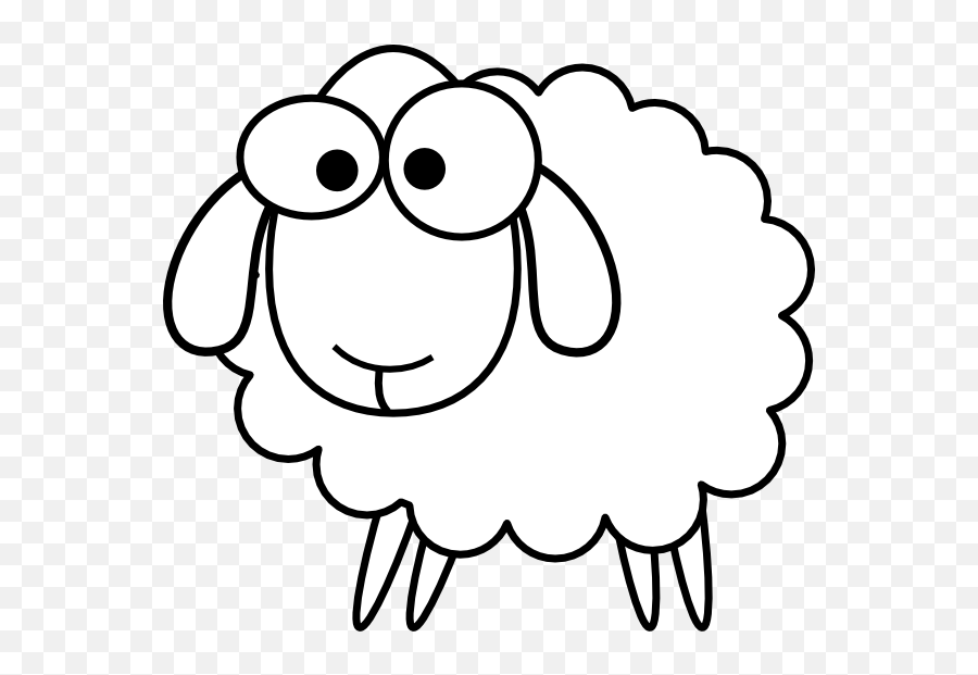 Free Lamb Outline Cliparts Download Free Clip Art Free - Sheep Clip Art Black Background Emoji,Lamb Clipart