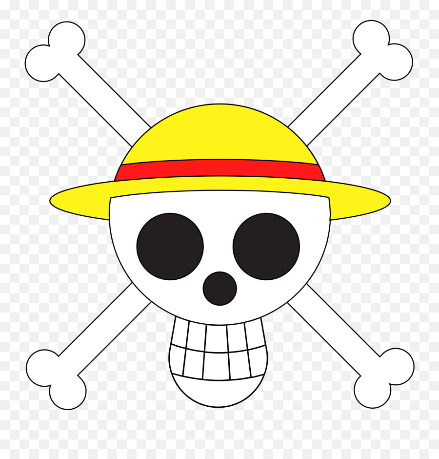 Filestrawhat Crew Jolly Rogersvg - Wikimedia Commons Emoji,Straw Hat Png