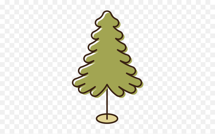 Christmas Tree Cartoon Icon 4 Transparent Png U0026 Svg Vector Emoji,Cartoon Christmas Tree Png