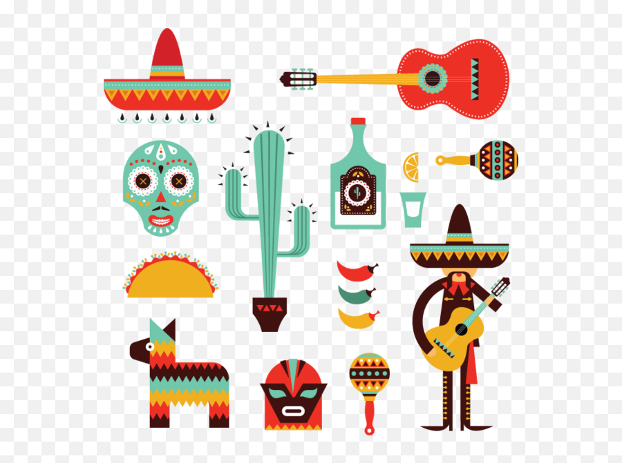 Mexico Clipart Decor Mexican Mexico Decor Mexican - Mexican Png Emoji,Mexican Clipart