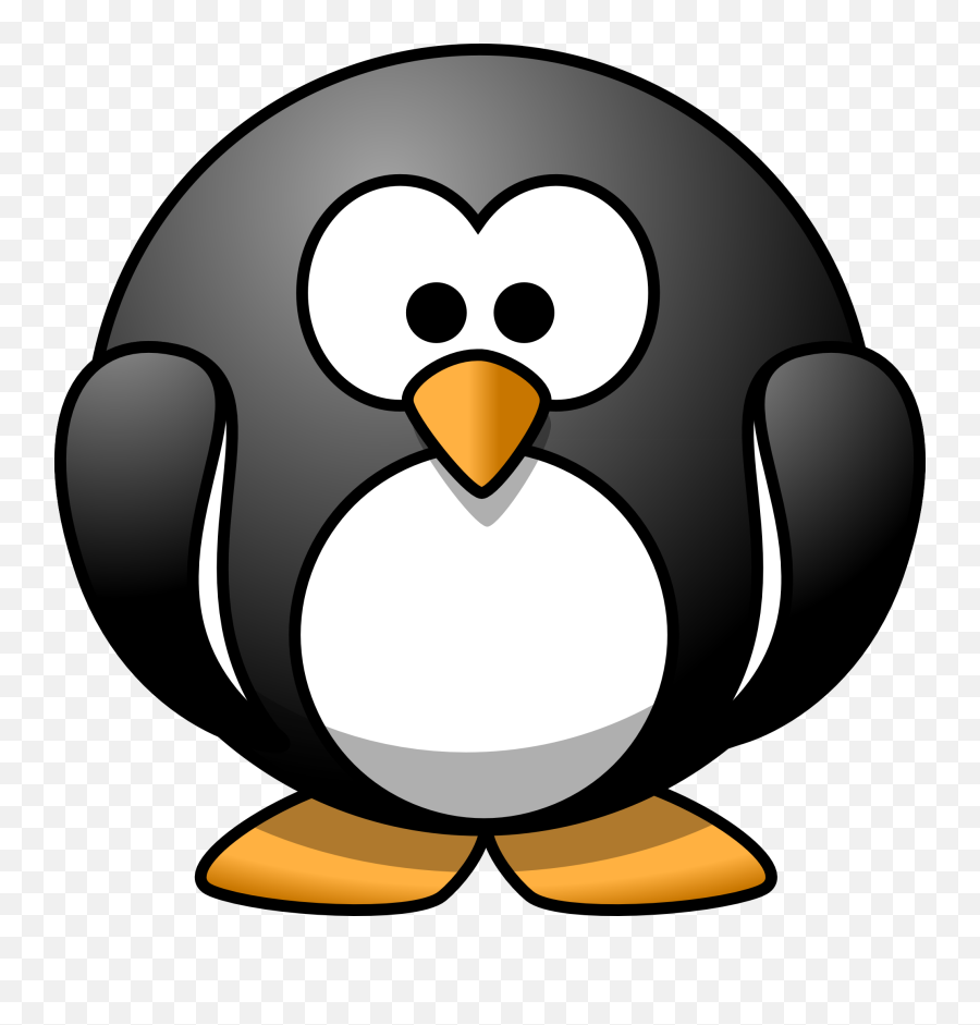 Cartoon Penguin Clip Art At Clker - Clipart Penguin Emoji,Cartoon Clipart