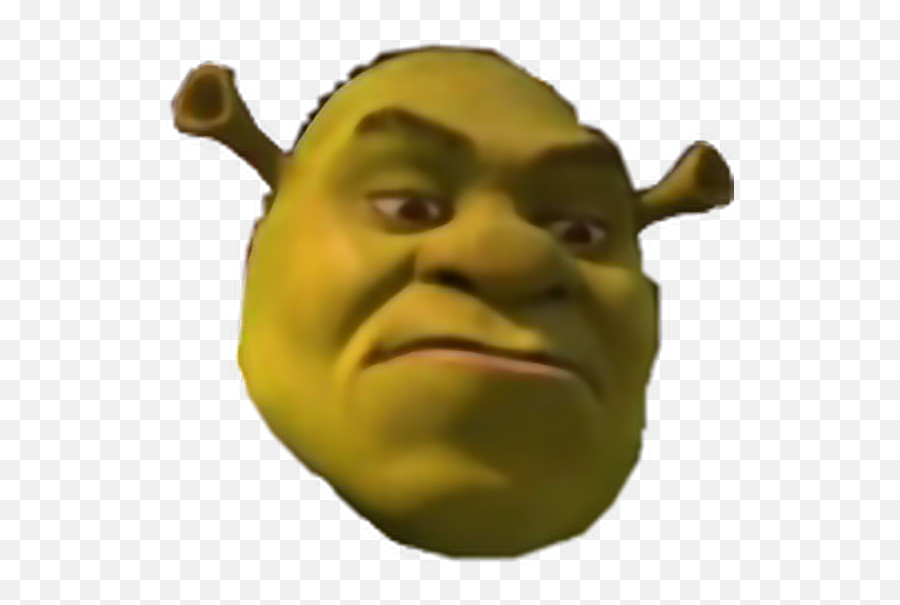 Shrek Head Transparent Background - Shrek Head Transparent Emoji,Shrek Transparent