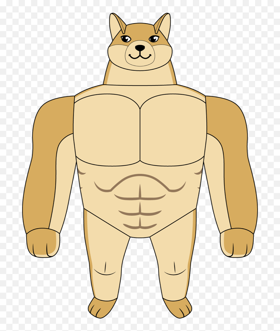 Swole Doge Plush 1ft - Youtooz Doge Plush Emoji,Doge Transparent