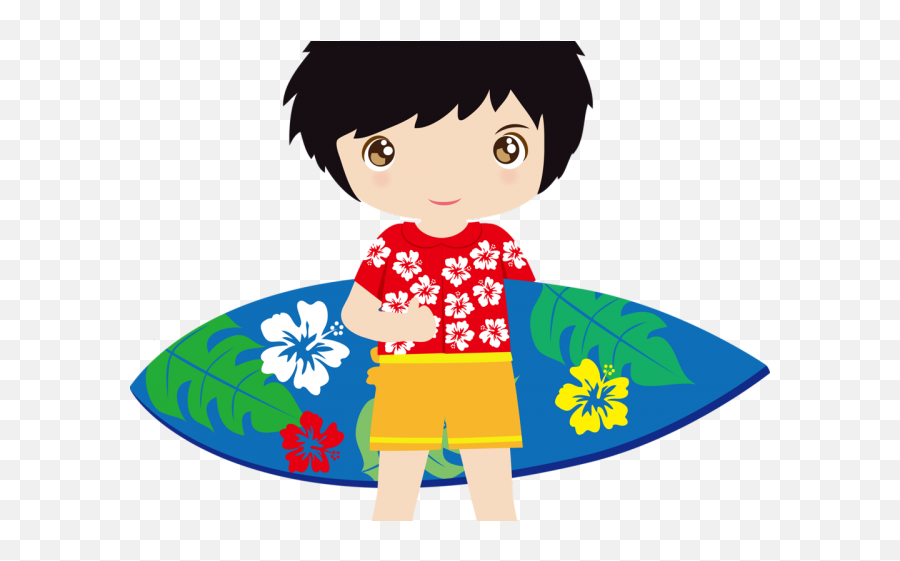 Doll Clipart Hawaiian - Hawaiian Boy Clipart Png Download Transparent Hawaiian Boy Clipart Emoji,Hawaii Clipart