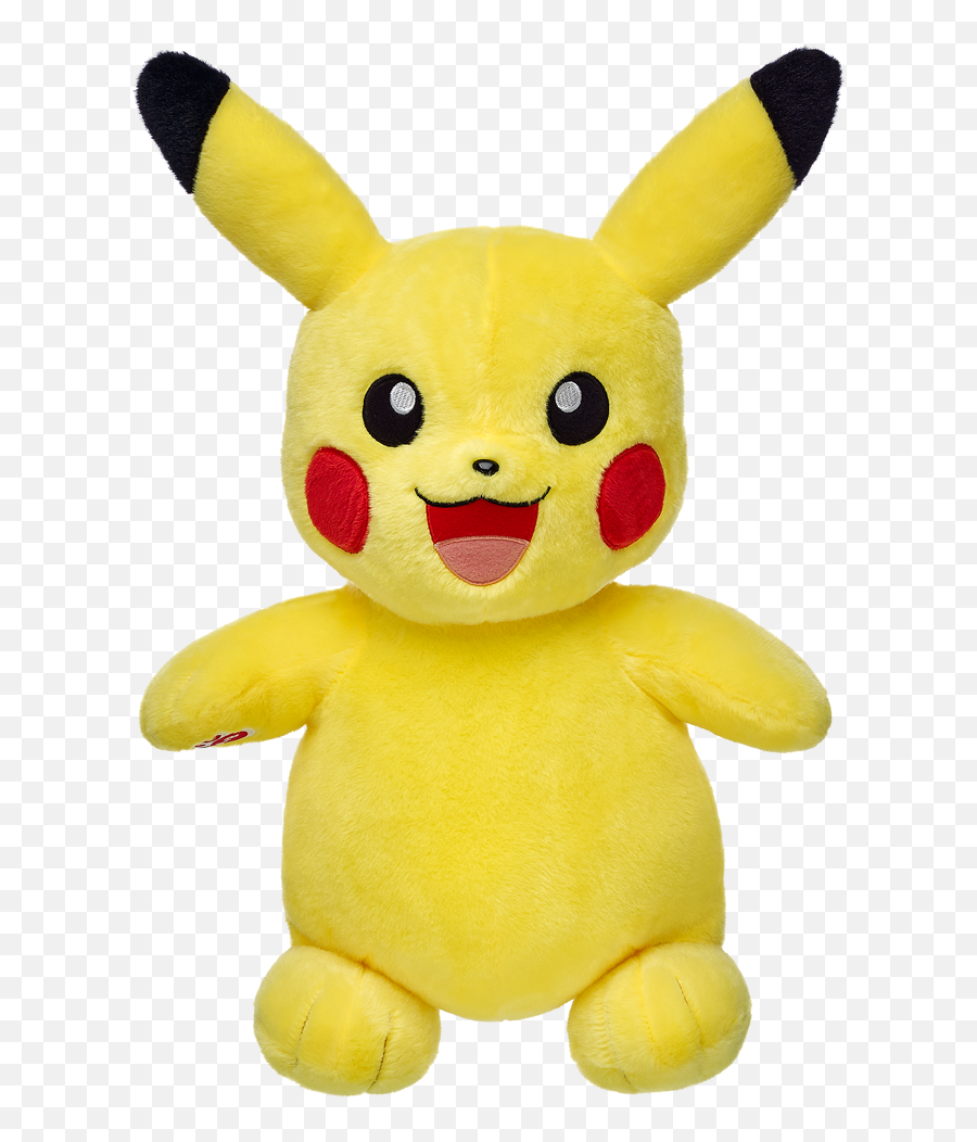 Download Hd Pokémon Pikachu - Pikachu Teddy Build A Bear Pikachu Build A Bear Emoji,Build A Bear Logo