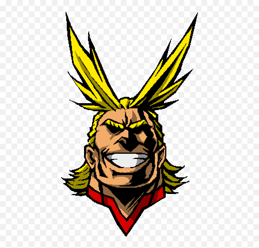 Pixilart - All Might Png Face Emoji,All Might Png