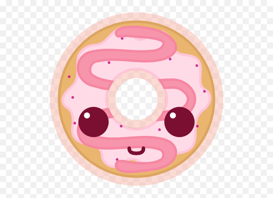 Donut Clipart Png - Kawaii Donut Transparent Emoji,Donut Clipart