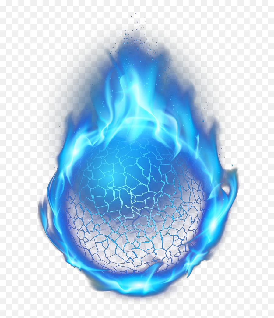 Fire Light Blue Flame Balls Hd Image - Transparent Background Blue Fireball Emoji,Blue Fire Png