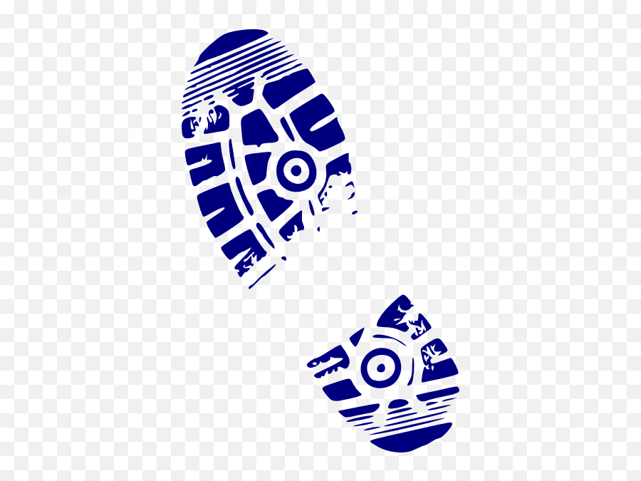 Blue Walking Shoes Clipart - Running Shoe Print Vector Emoji,Cross Country Clipart