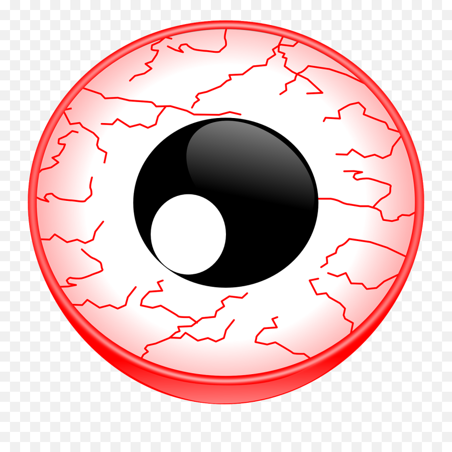 Download Hd Googly Eyes Png Hd - Red Eye Clipart Transparent Ojos Rojos Png Emoji,Eyes Png