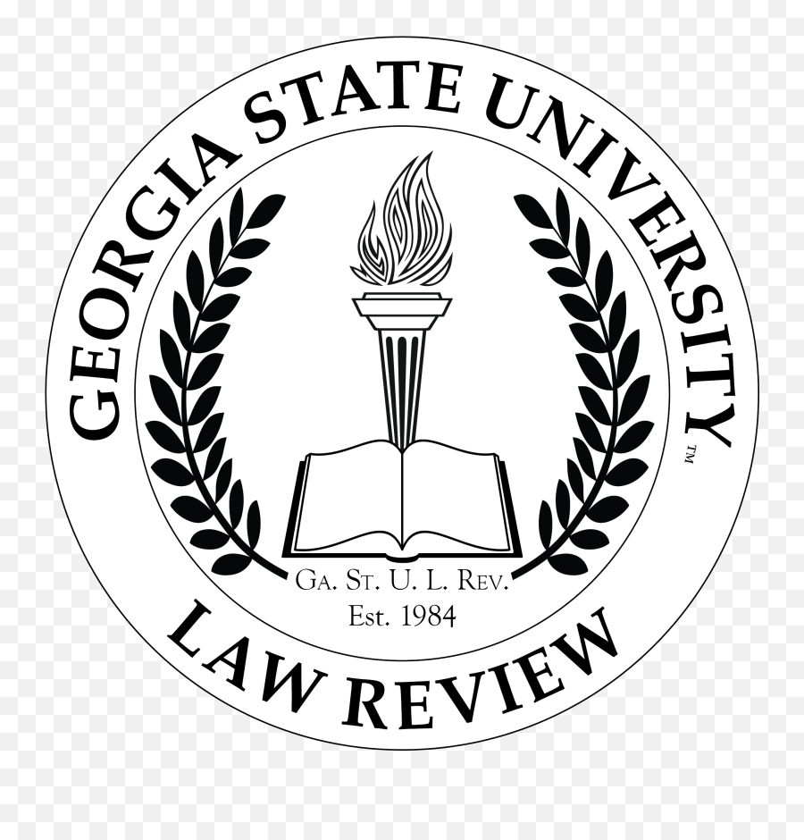 Georgia State University Law Review - Obor Clipart Black And White Emoji,Georgia State Logo