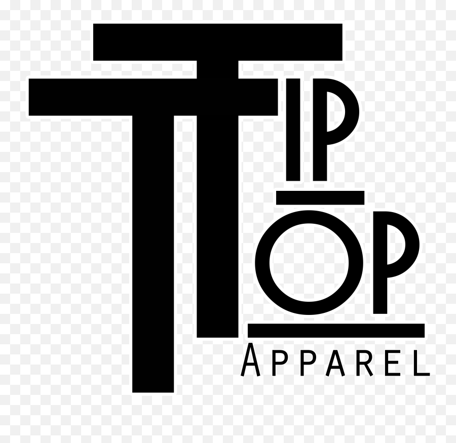 Tip - Top Apparel Vertical Emoji,Apparel Logo