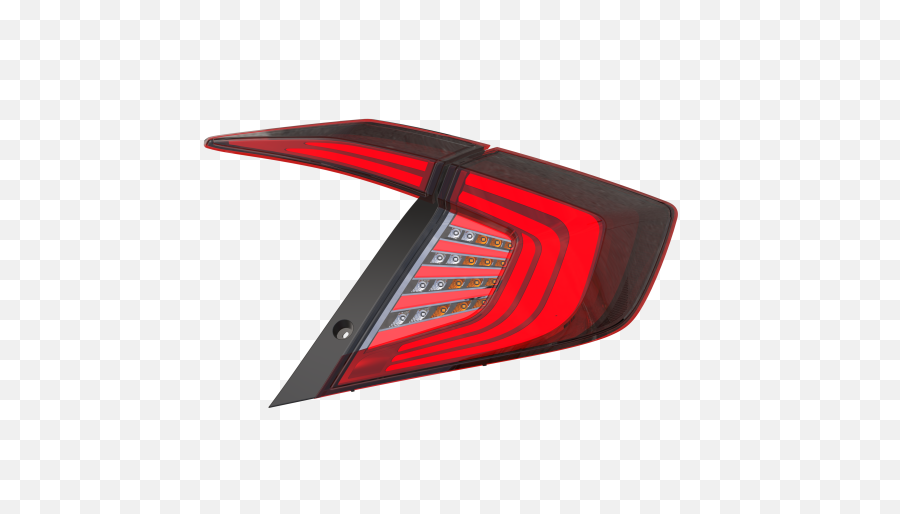 The Item Is Vland Honda Civic Tail Lamp The Color Is Red - Vertical Emoji,Red Smoke Png