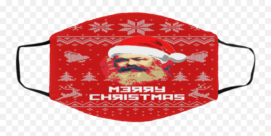 Karl Marx Merry Uglychristmas Red Face - Scarlet Witch Face Mask Emoji,Karl Marx Png