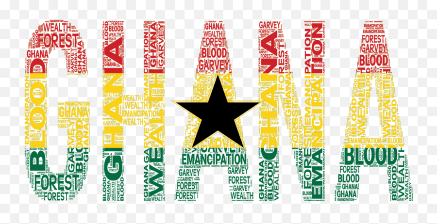 Ghana National Flag Inspired Word Cluster Unisex Hoodie Emoji,Ghana Flag Png