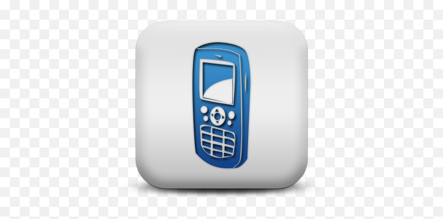 Blue Mobile Phone Icon Emoji,Cellphone Icon Png