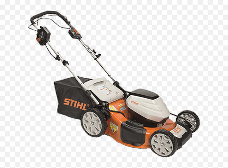 Stihl Battery Powered Lawn Mower Transparent Png - Stickpng Emoji,Stihl Logo Png