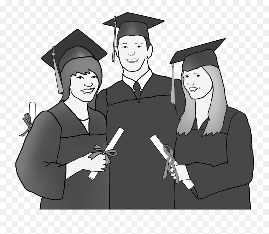 Graduation Clipart - Free Graduation Graphics Graduation Clipart Emoji,School Clipart Black And White