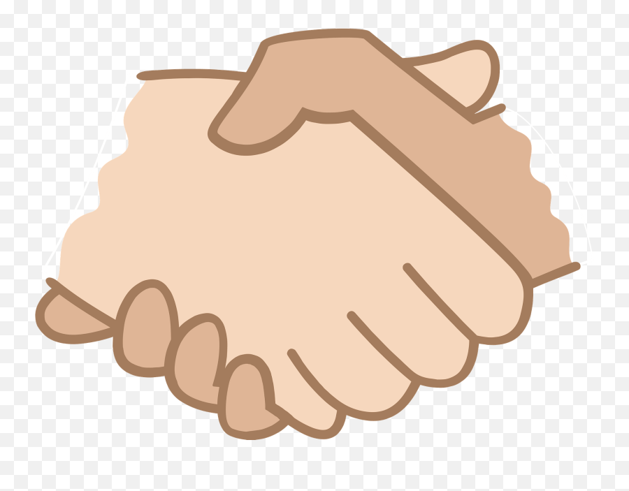 Handshake Clipart - Language Emoji,Handshake Clipart