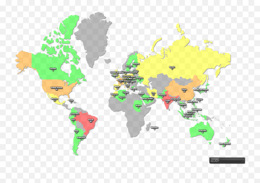 Map Of Users U2014 Aupossom Emoji,Colombia Map Png