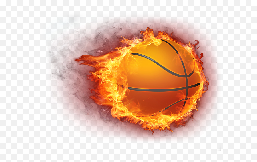 Basketball On Fire Png Image Transparent Background Png Arts - Basketball Ball On Fire Png Emoji,Fire Png