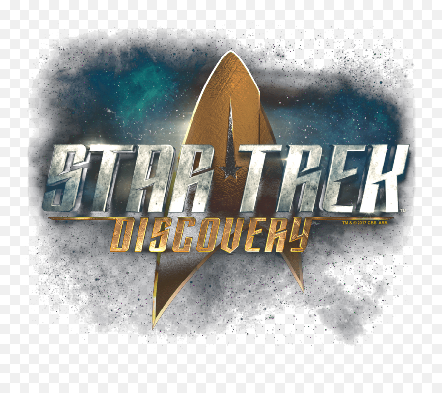Star Trek Discovery Discovery Logo Juniors V - Neck Tshirt Language Emoji,Trek Logo