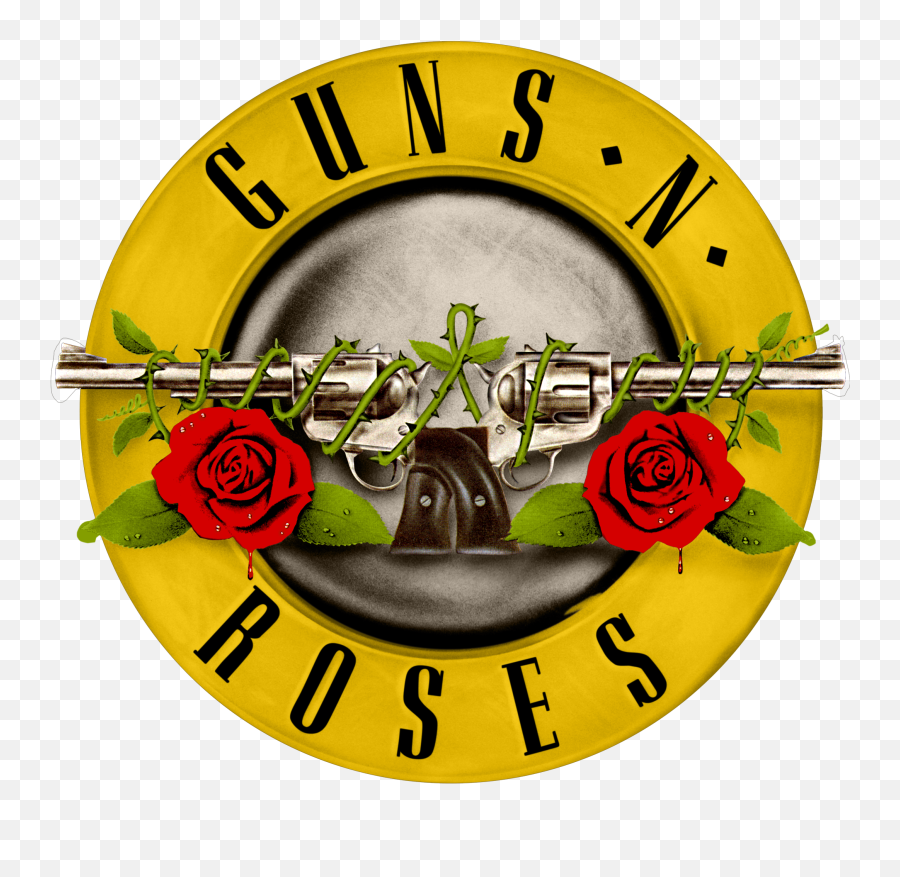 Guns N Roses Band Logo Clipart - Artwork Guns And Roses Album Cover Emoji,Queen Band Logo