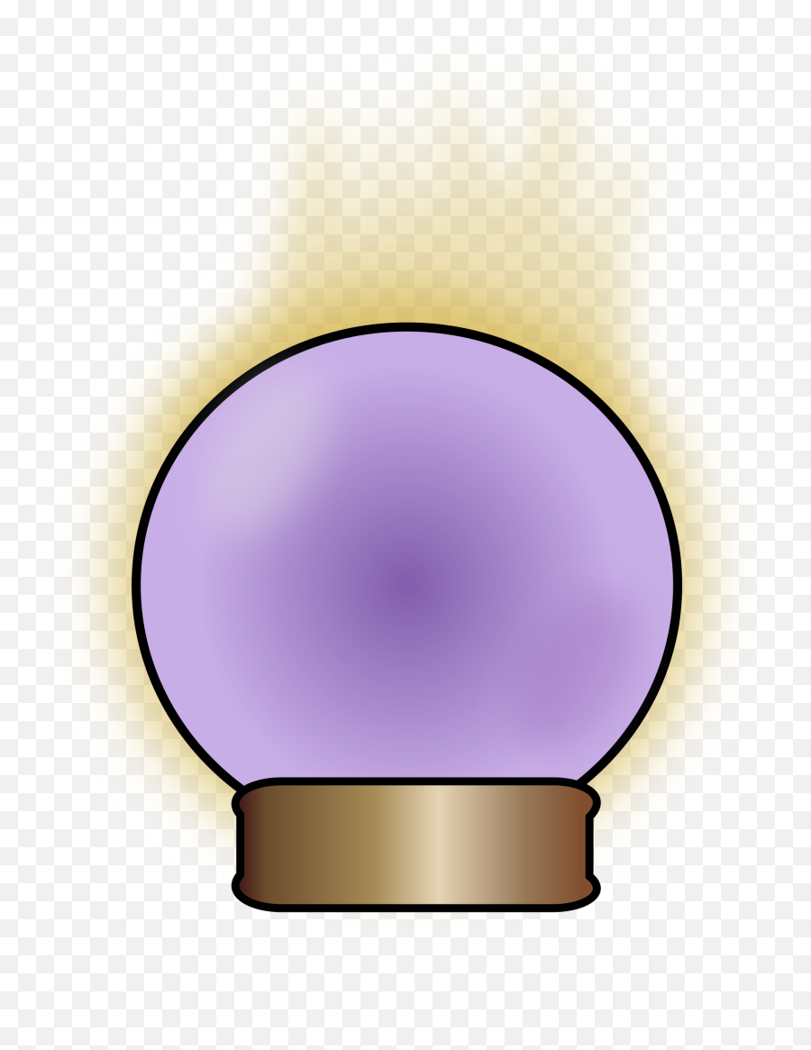Purple Sphere Circle Png Clipart - Crystal Ball Fortune Clipart Emoji,Crystal Clipart
