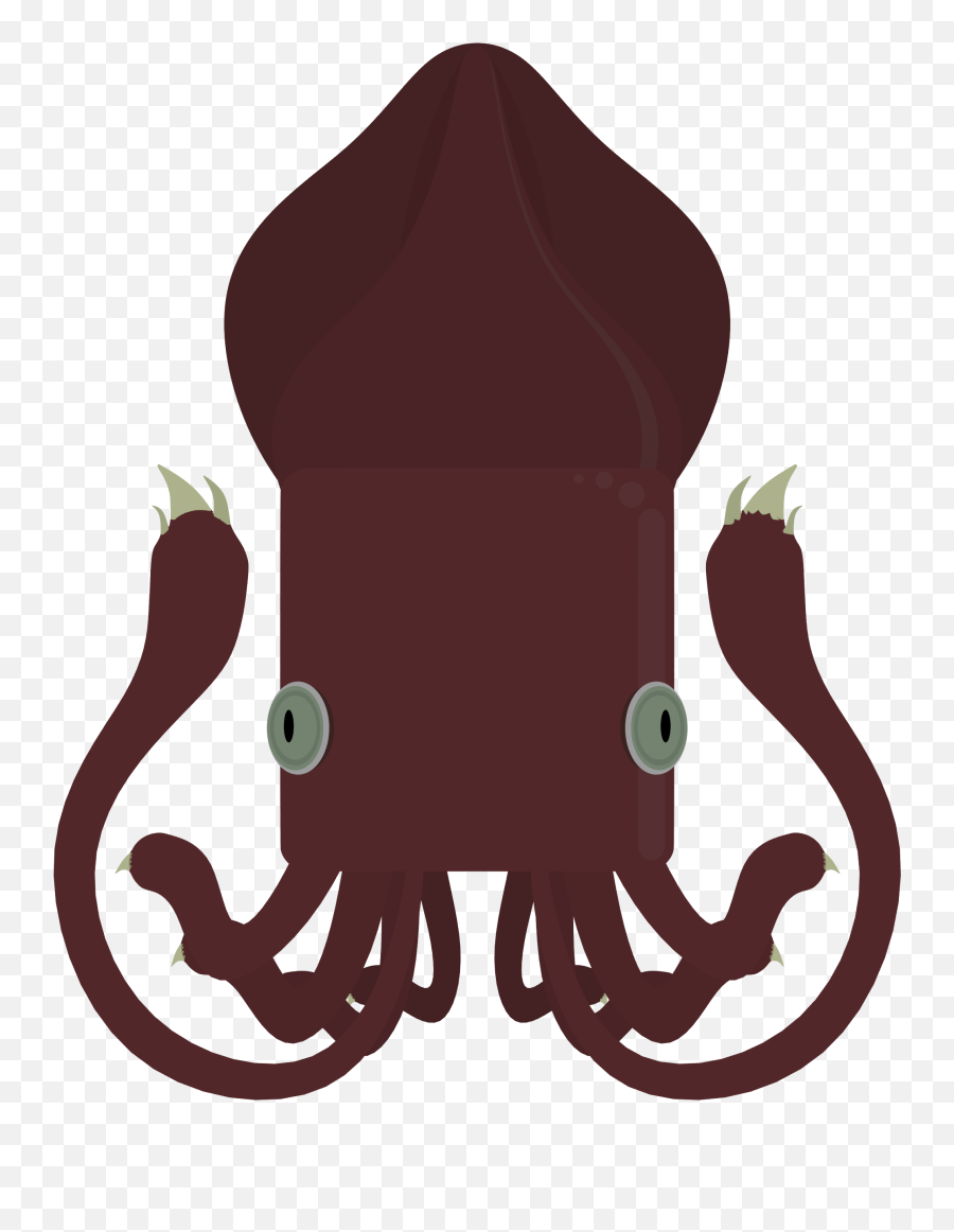Squid Clipart Squid Fish - Colossal Squid Skin Deeeepio Colossal Squid Png Emoji,Squid Clipart