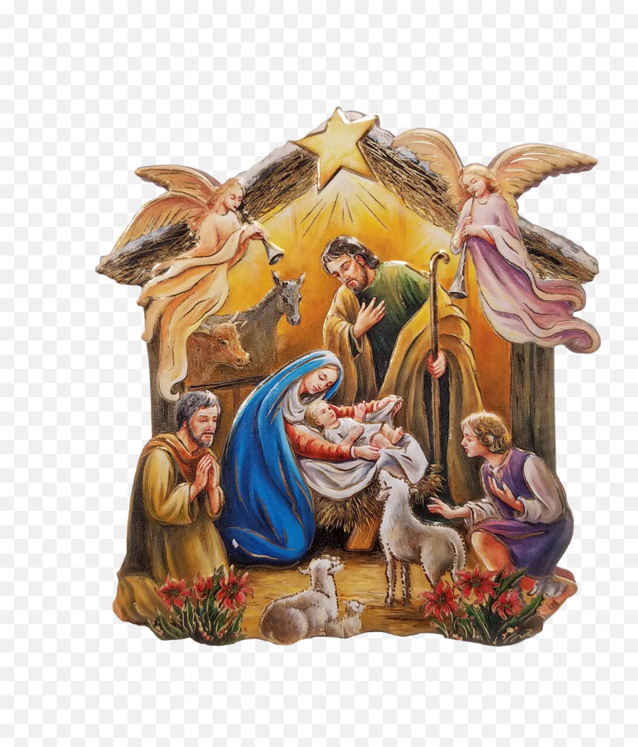 Nativity Png Clipart - Catholic Holy Family Png Emoji,Nativity Clipart
