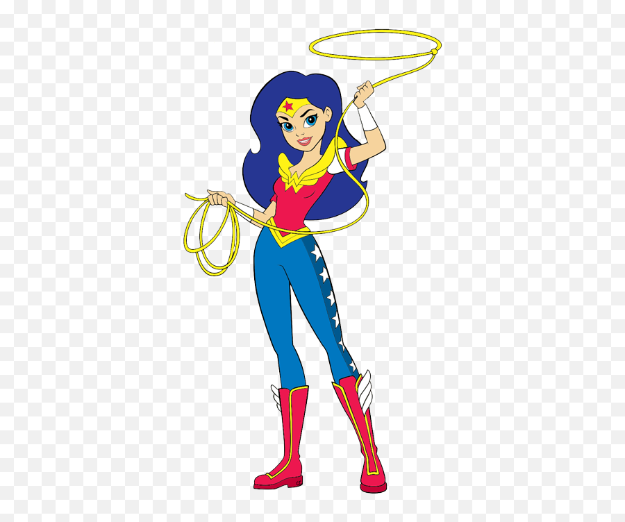 Wonder Woman Dc Super Hero Girl Png - Super Héro Girls Wonder Woman Emoji,Wonder Women Clipart