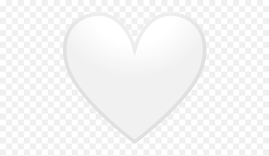 White Heart Emoji - White Heart,Heart Emojis Png