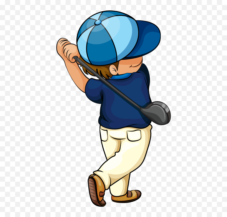 Cartoon Golfer Transparent Background - Cartoon Golfer Transparent Emoji,Baseball Transparent Background