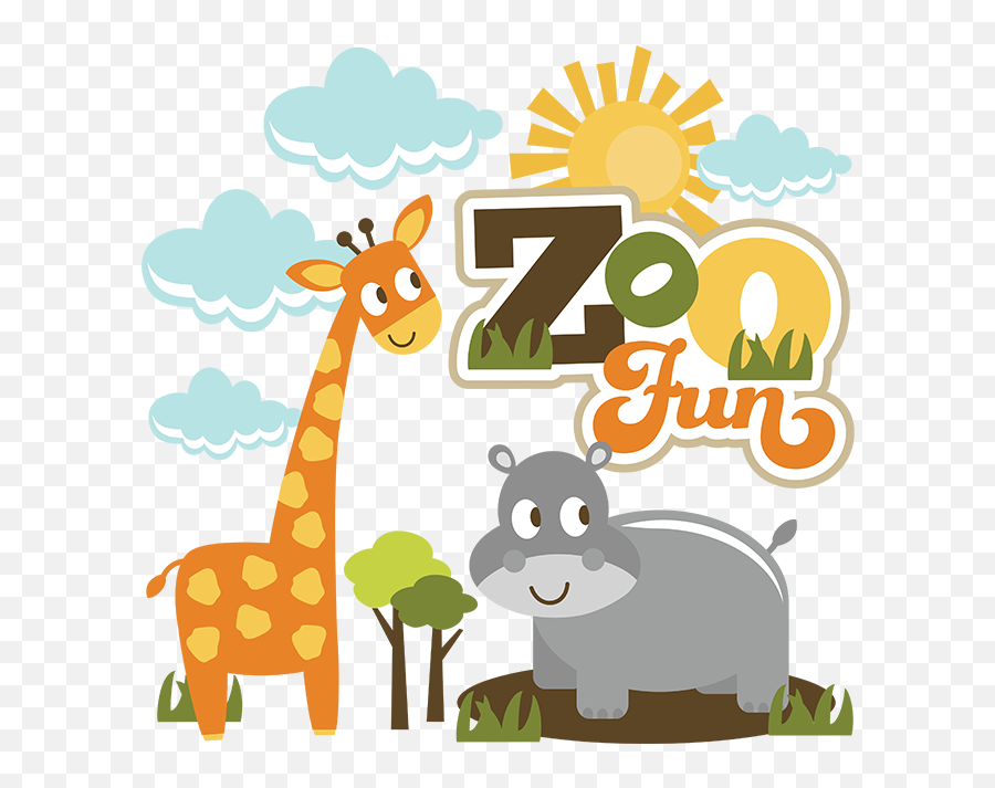 Cute Zoo Clipart - Miss Kate Cuttables Zoo Emoji,Zoo Clipart