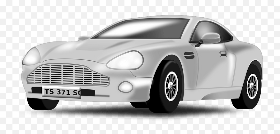 Silvery Car Clipart Free Download Transparent Png Creazilla - Silver Car Clipart Png Emoji,Cars Clipart Black And White