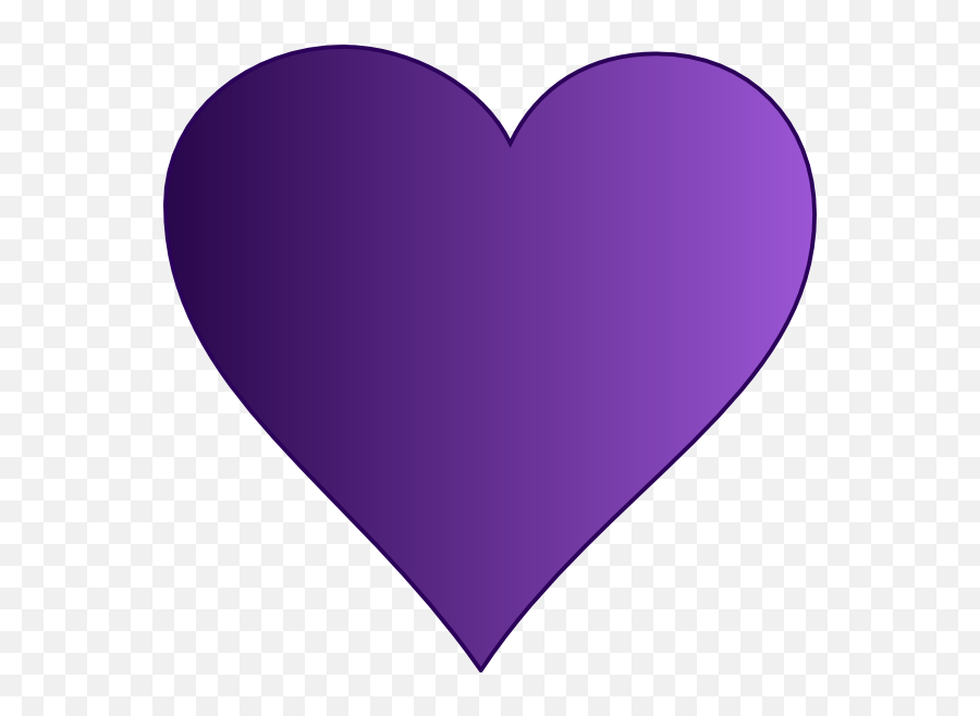 Purple Heart Clip Art At Clker Emoji,Purple Heart Clipart