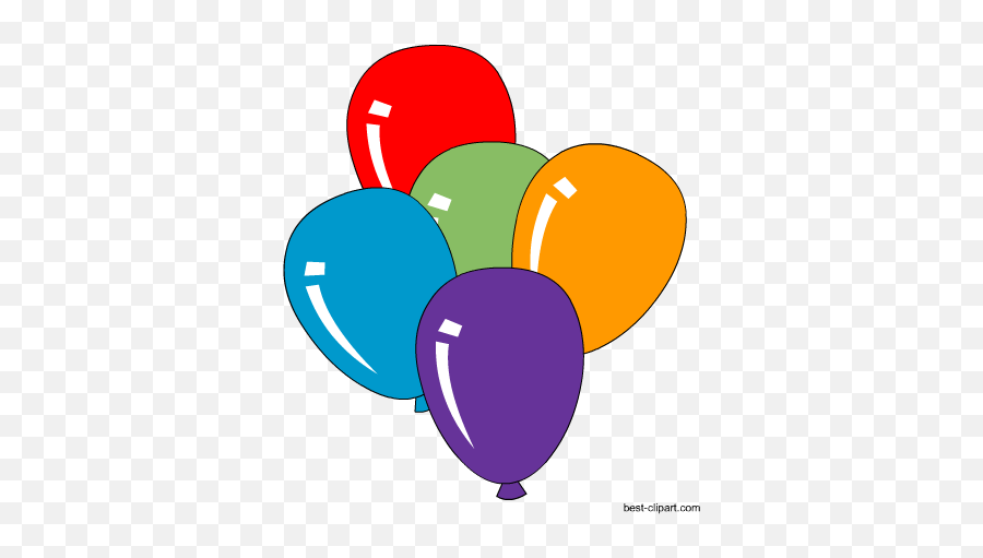 Free Balloon Clip Art Images Color And Emoji,Balloons Clipart Transparent Background