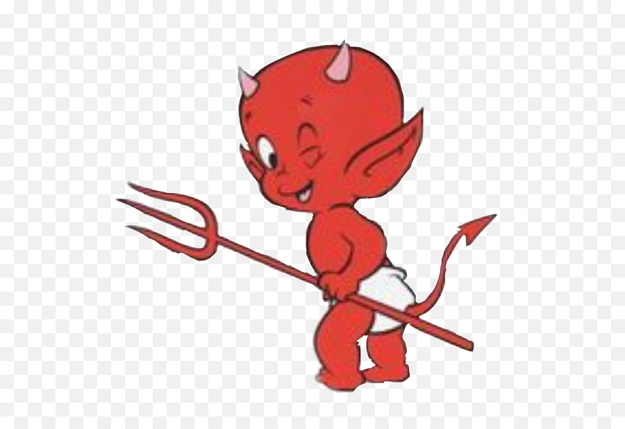 Hotstuff Devil Littledevil Satan Red Sticker By Lara Emoji,Satan Clipart