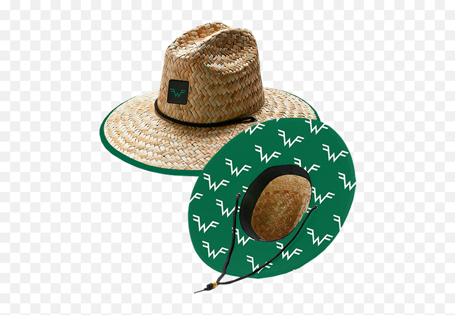 Weezer - Logo Straw Sun Hat Weezer Emoji,Straw Hat Png