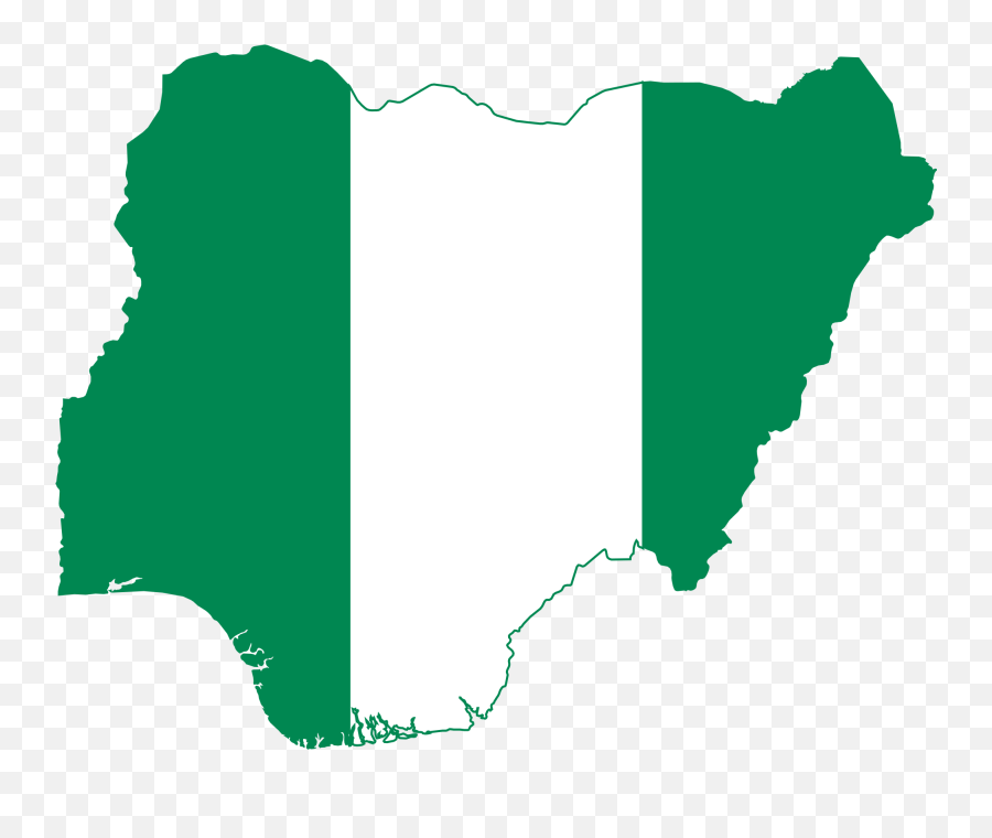 Nigeria Flag Map - Nigeria Map Png Emoji,Map Png