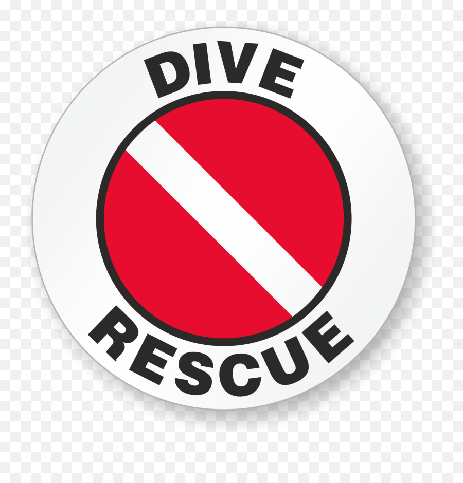 Hard Hat Stickers - Dive Rescue Signs Sku Hh0009 Emoji,Dive Logo